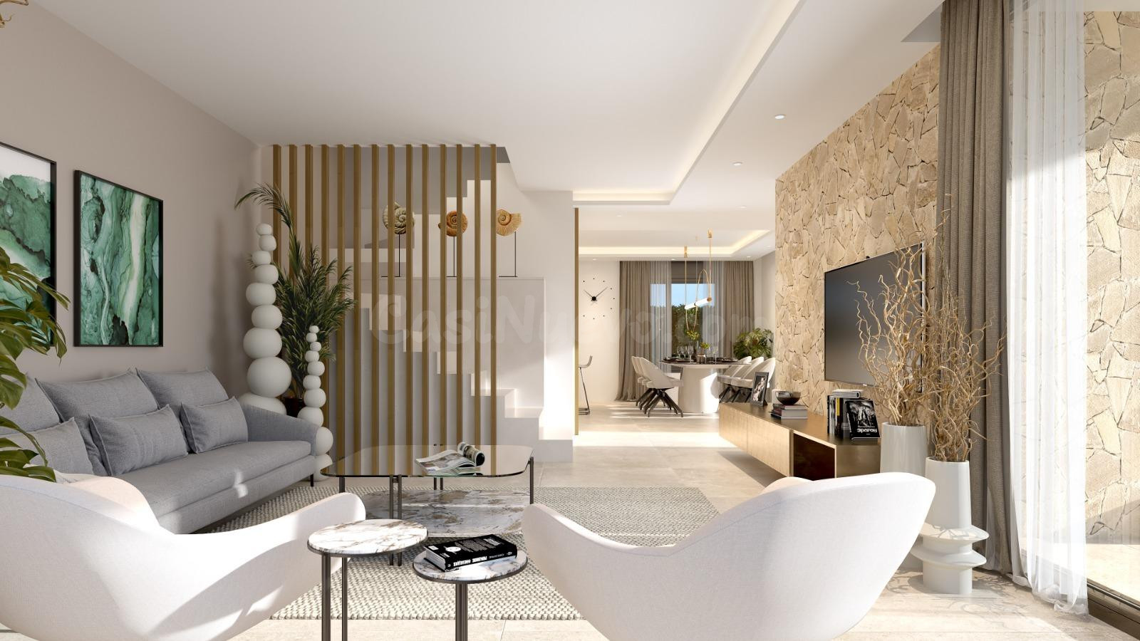 Modernas villas adosadas con piscina privada en Las Filipina - foto 4