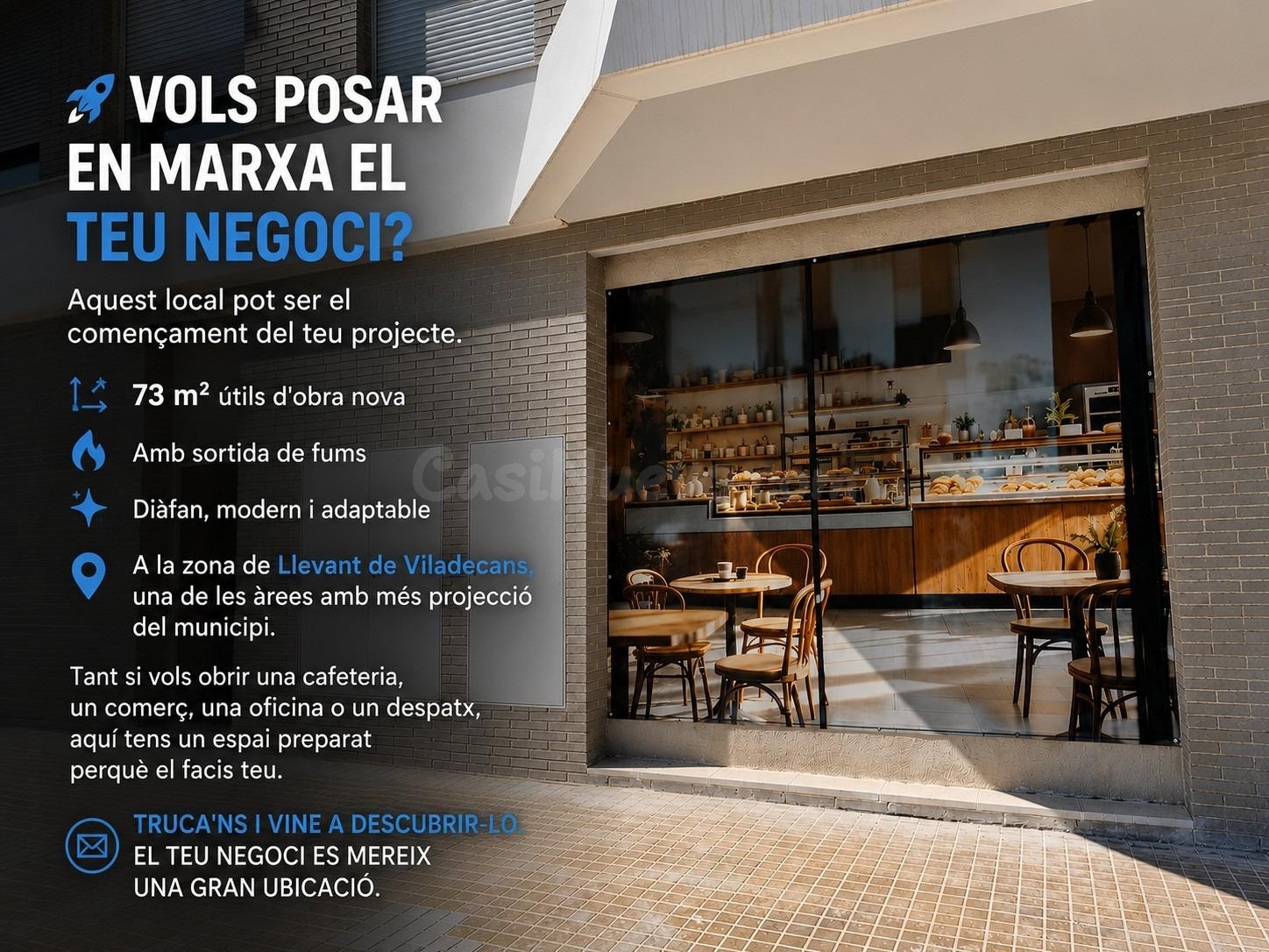 Local de obra nueva en alquiler en Viladecans – Zona Llevant