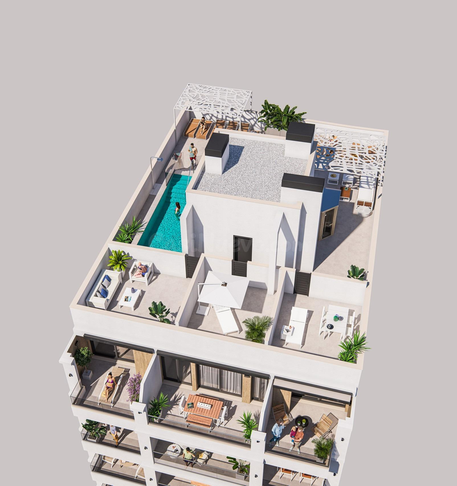 Apartamentos modernos en venta en Torrevieja, a 300 m de Pla - foto 2