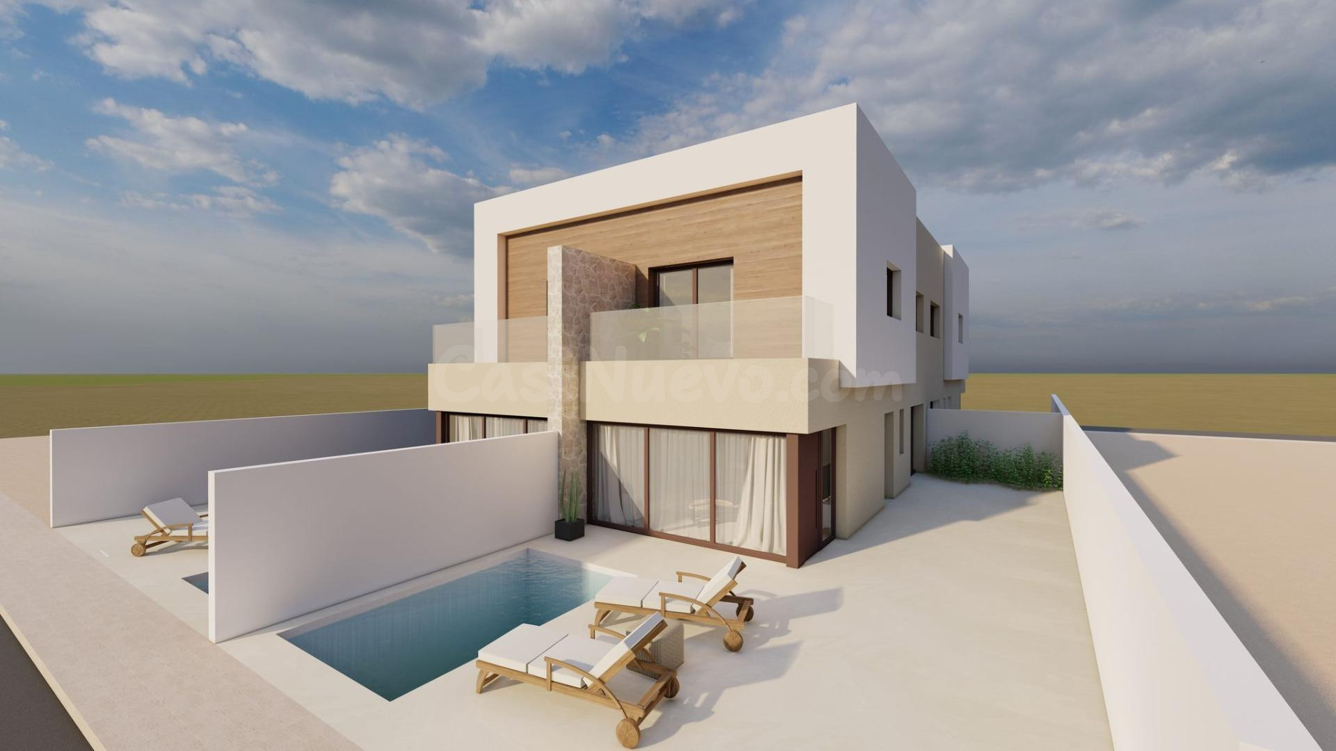 Modernas villas adosadas con piscina privada en Santiago de  - foto 5