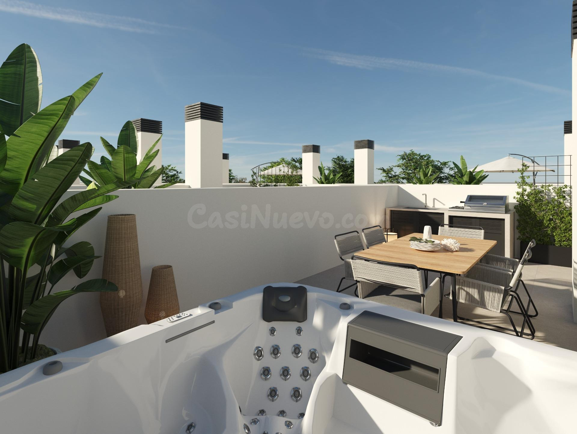 Adosados modernos en Dolores con piscina comunitaria - foto 3