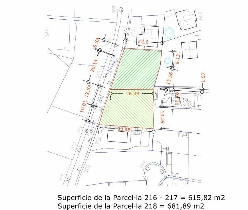 PARCELA EN URB VORA SITGES