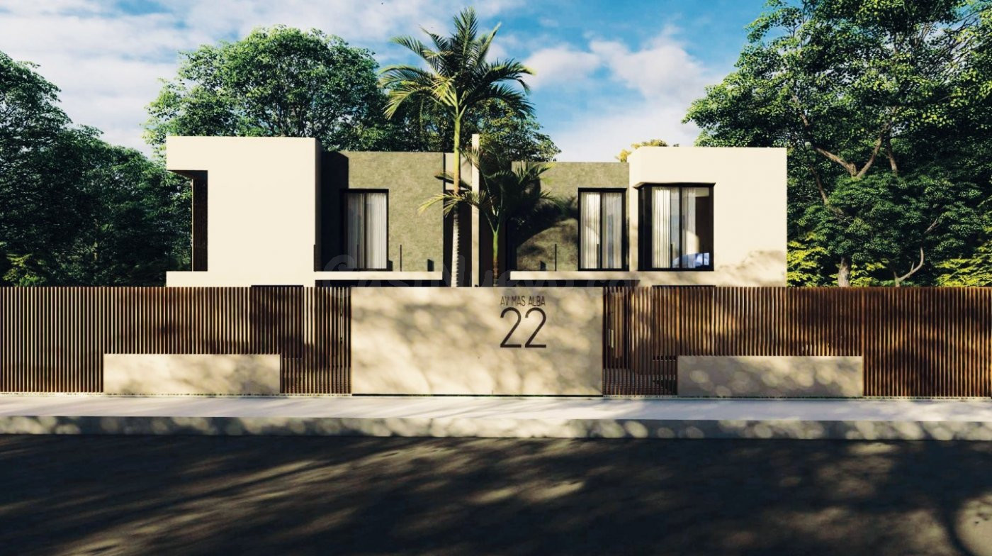 Casa Pareada obra nueva Mas Alba