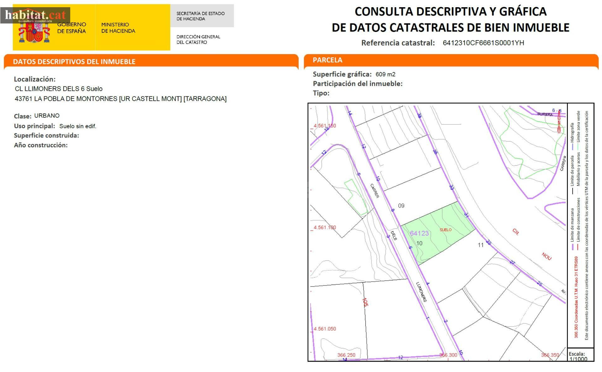 TERRENO URBANO EN POBLA DE MONTORNES - URB. CASTELL MONT - foto 4