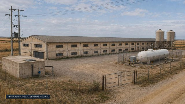 Granja avícola intensiva en Tarragona