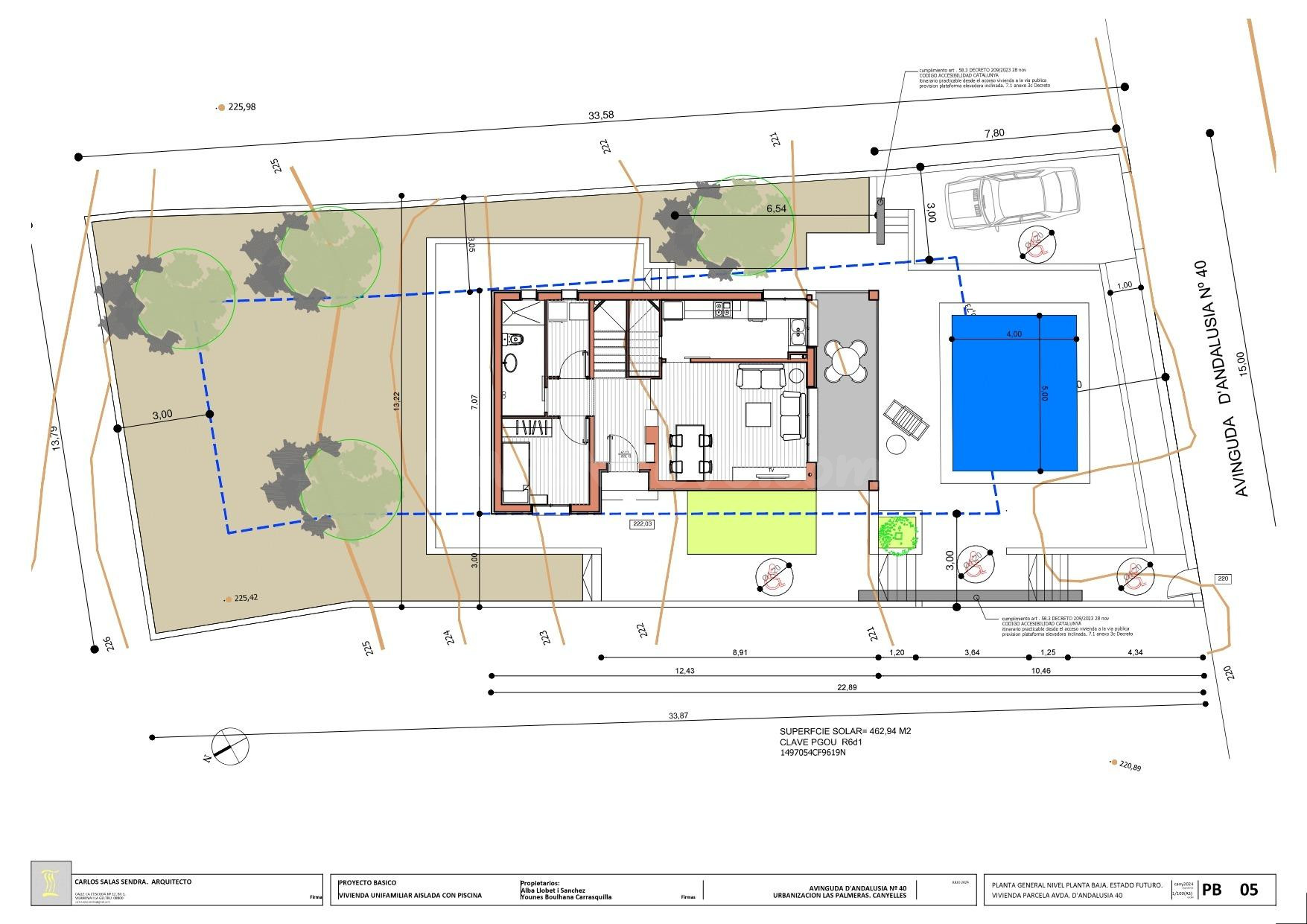 SOLAR CON PROYECTO EN VENTA EN LES PALMERES – CANYELLES - foto 4