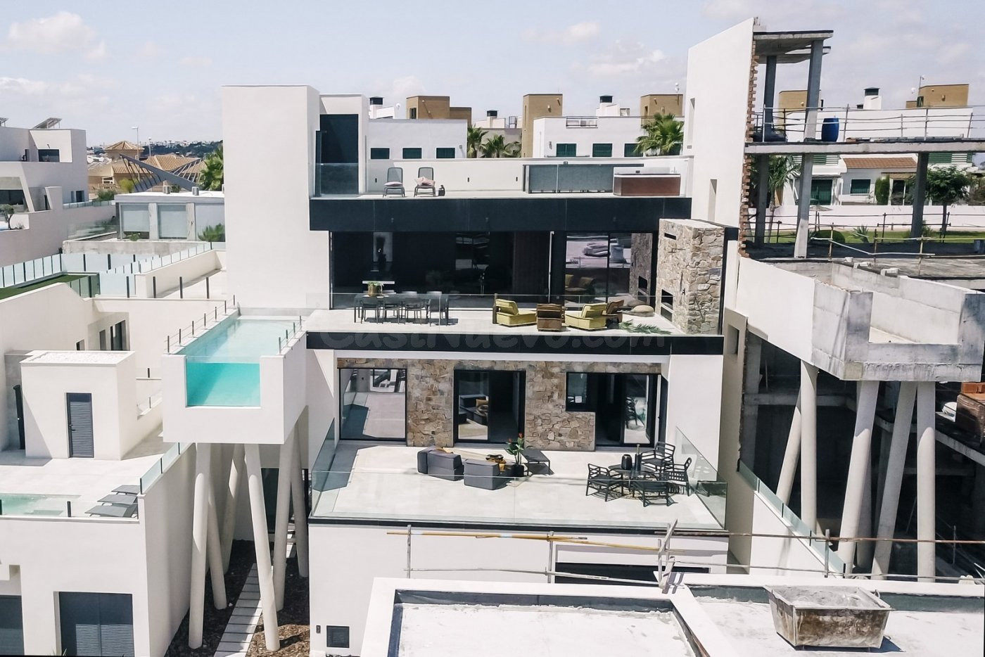 Villa de diseño con una superficie total de 250 metros cuadr