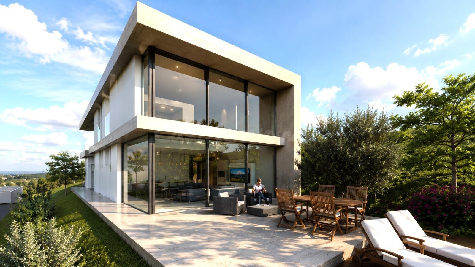 IMPRESIONANTE PARCELA CON VISTAS AL MAR CON PROYECTO Y PERMI