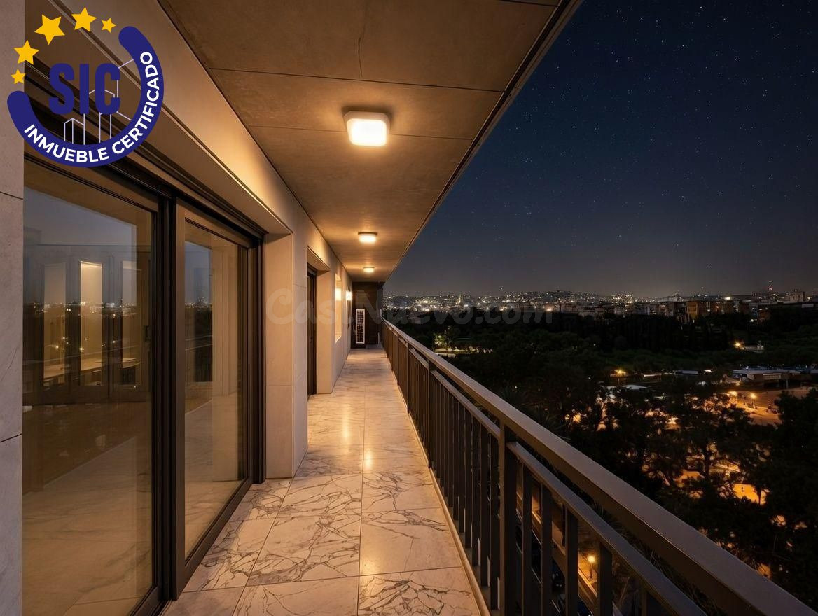 Piso de 178 m2 con balcón de más de 22 m2 y vistas a los Jar