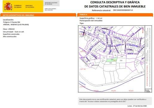 Solar en venta de 1136,68 m2 en Carrizal - foto 2