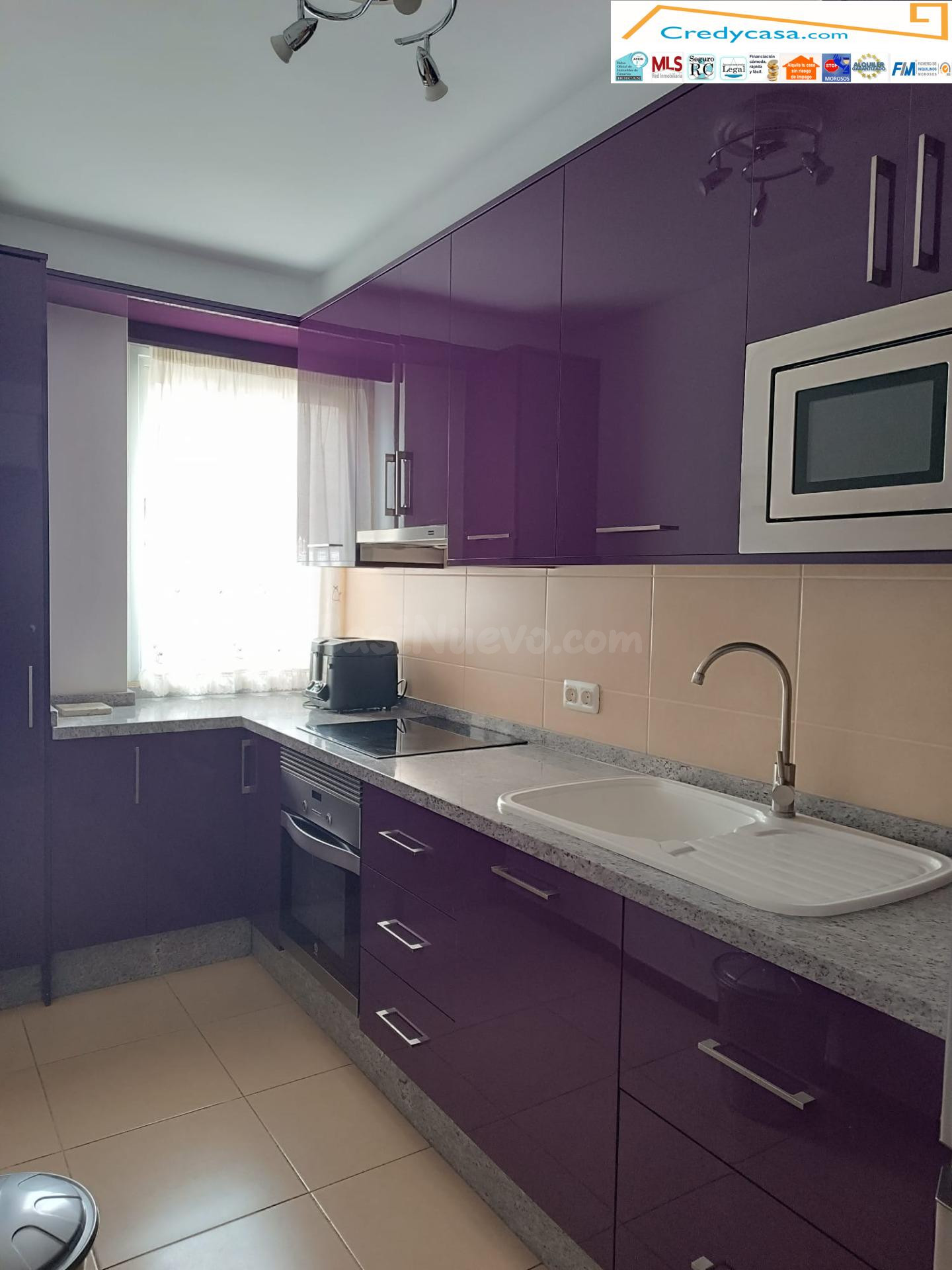 Tamaimo. Piso 3 habitaciones, balcon, cocina equipada con vi - foto 5