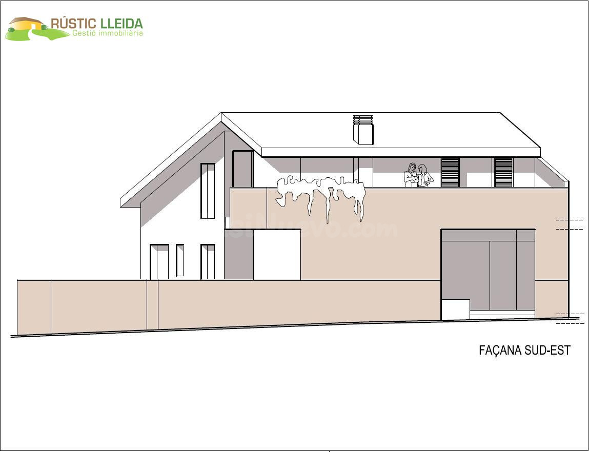 PARCELA CON PROYECTO DE CHALET EN SIDAMUNT. - foto 2