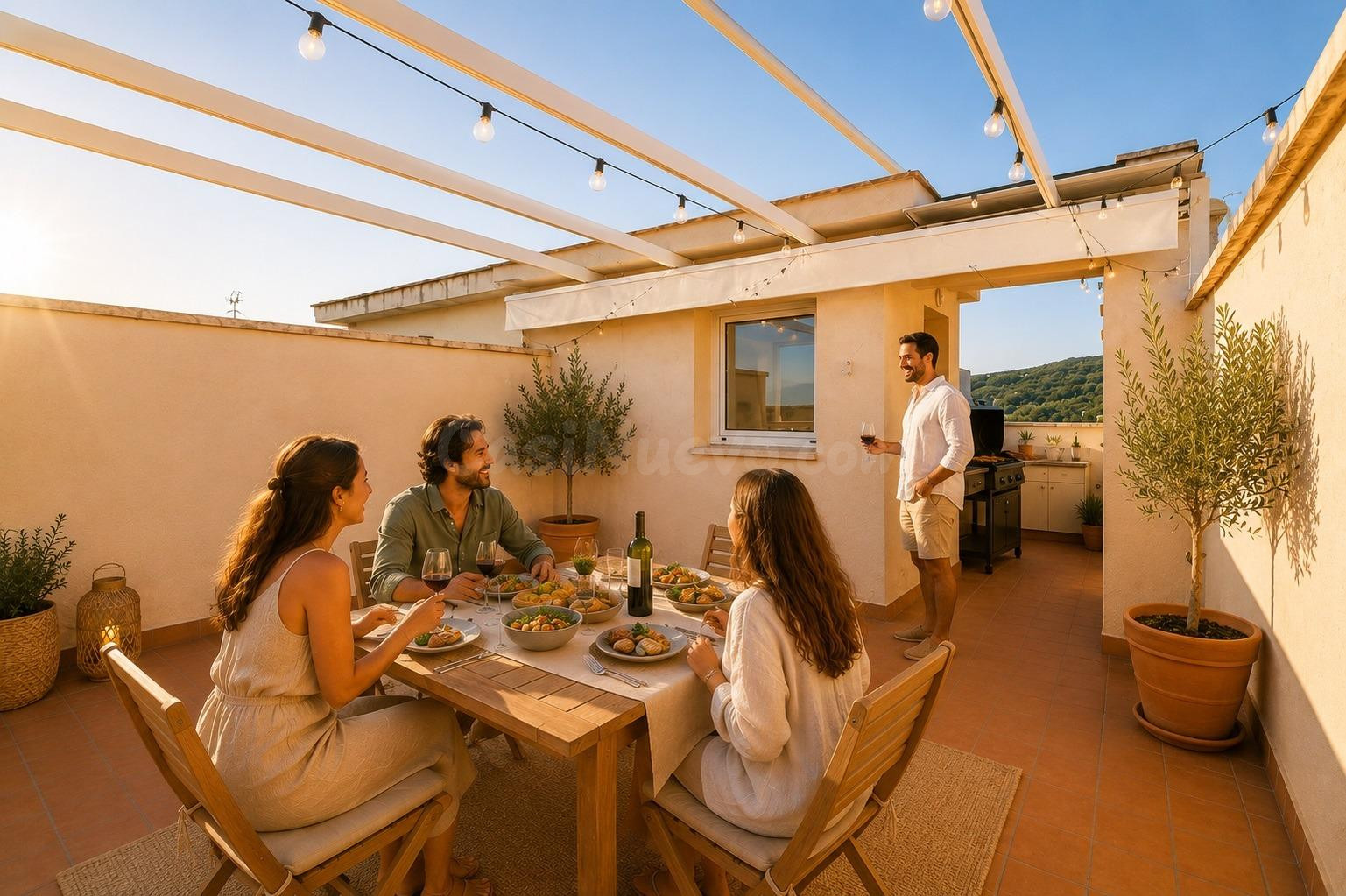 ÁTICO DÚPLEX CON TERRAZA PANORÁMICA Y VISTAS INFINITAS AL ME - foto 3