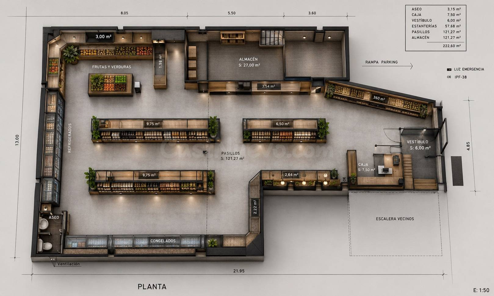 ¡LOCAL DE 240M2 JUNTO RAMBLA JUST OLIVERAS!