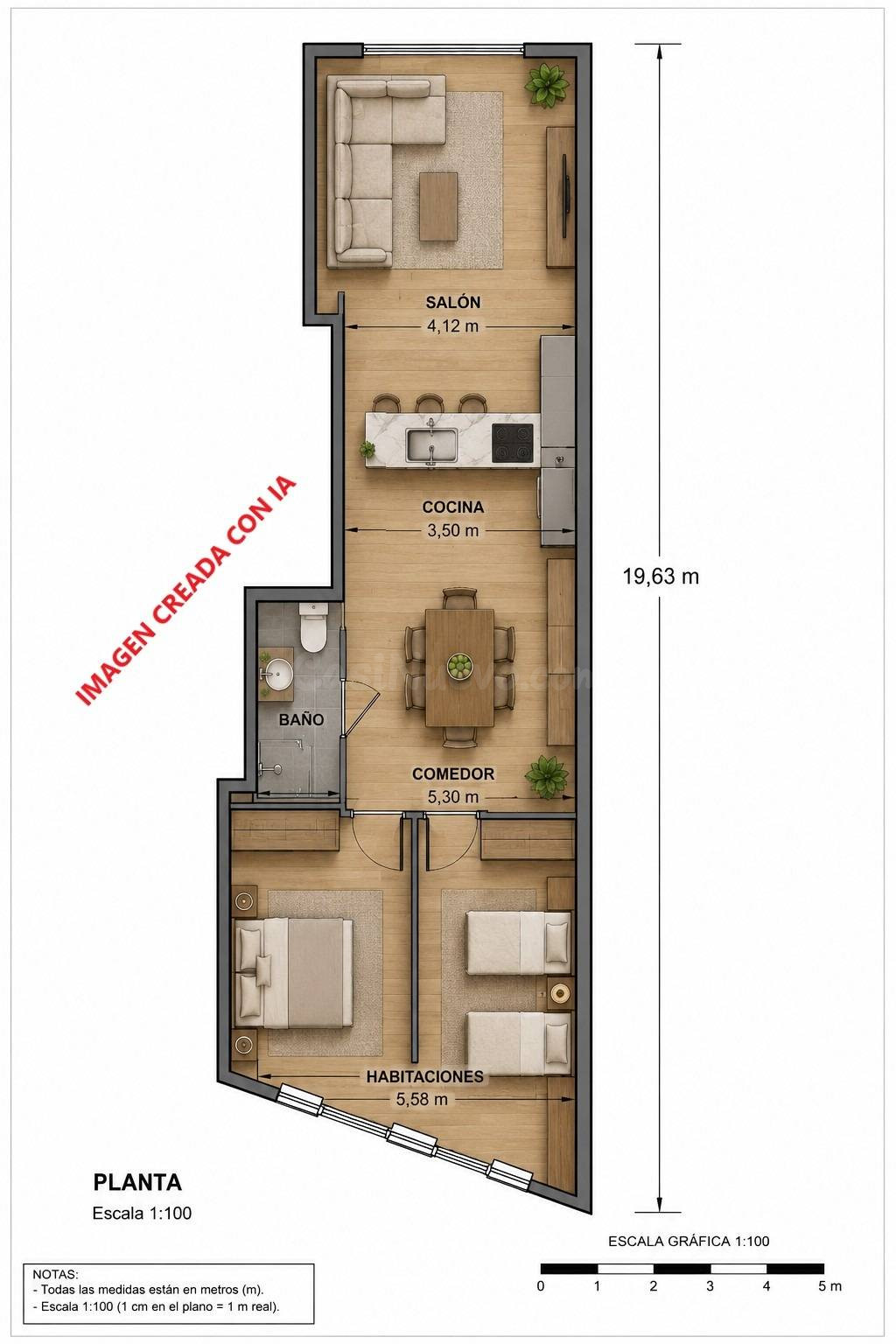 LOFT DE 118 M2 CON MUCHAS POSIBILIDADES