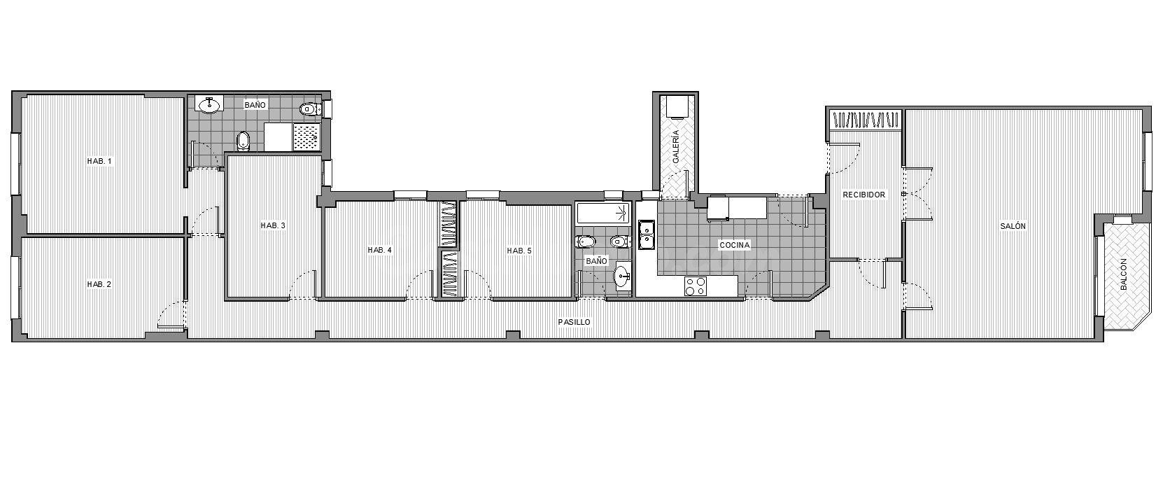 EXCLUSIVA Y GRAN VIVIENDA DE 180 M2 Y 5 habitaciones FRENTE  - foto 5
