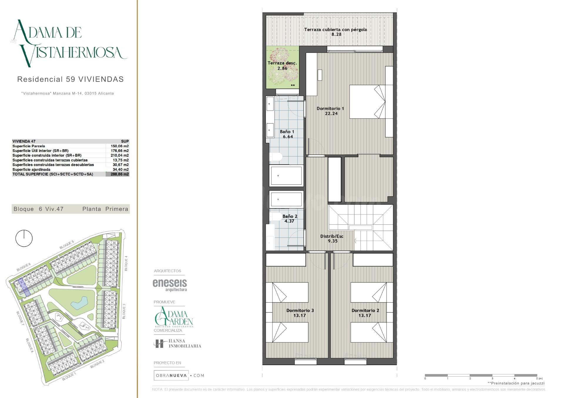 RESIDENCIAL ADOSADOS Y PAREADOS EN VISTAHERMOSA NORTE - foto 3
