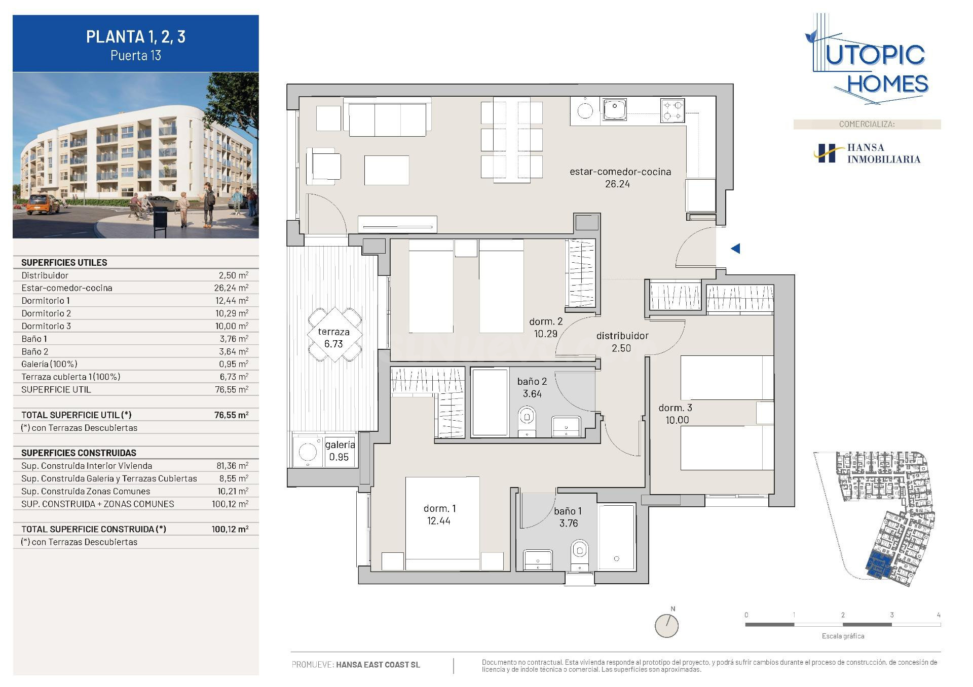 ESTUPENDO RESIDENCIAL DE OBRA NUEVA EN MUCHAMIEL - foto 2