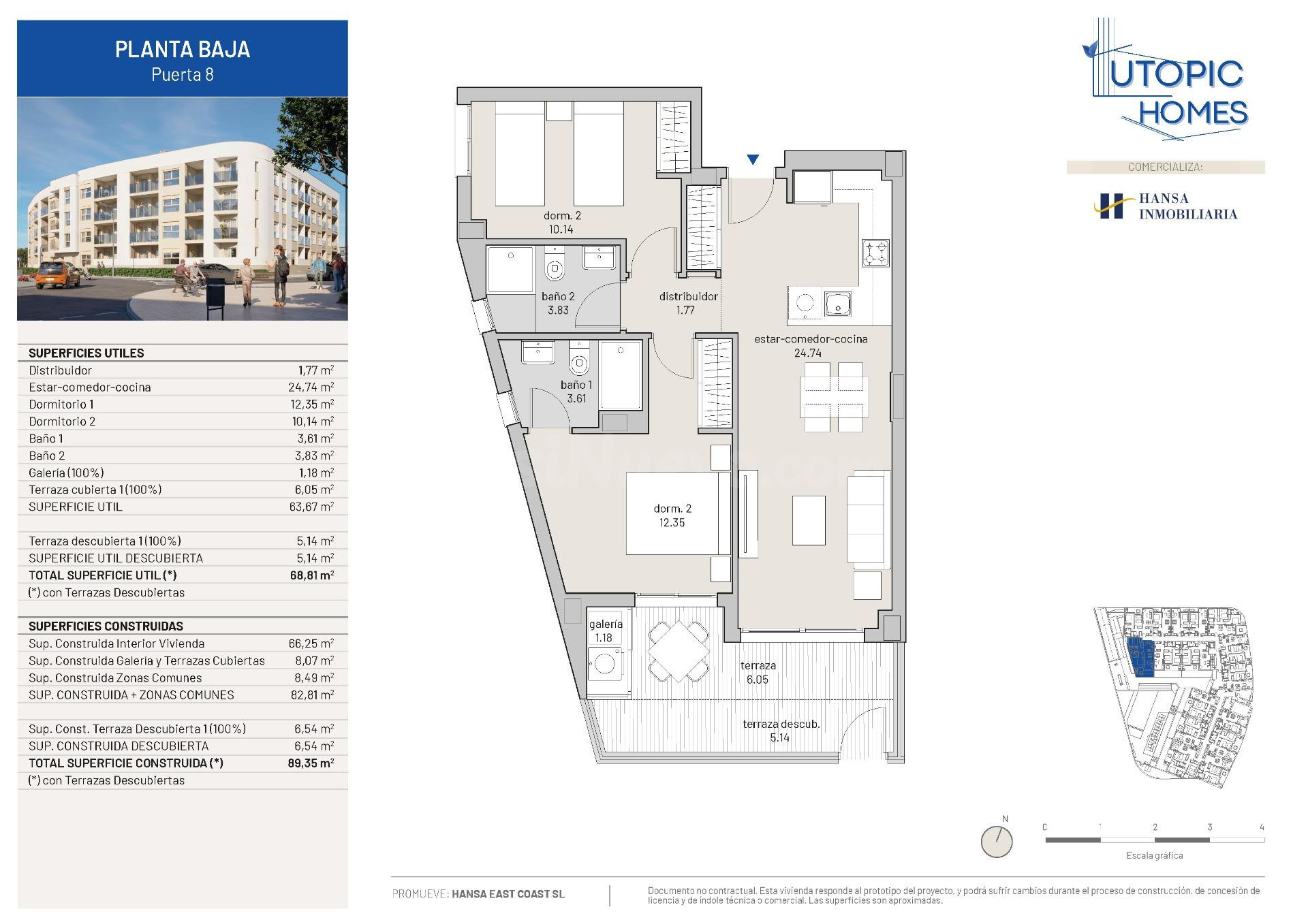 ESTUPENDO RESIDENCIAL DE OBRA NUEVA EN MUCHAMIEL - foto 2