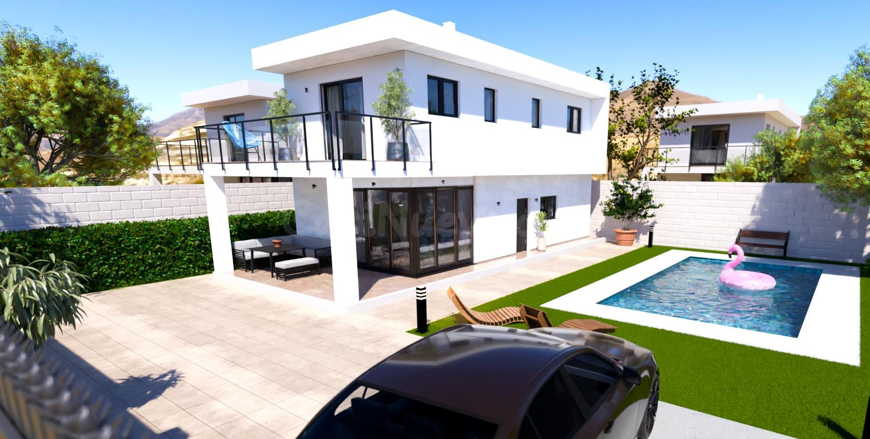 Chalet Mod. Mondrian de 4 dormitorios con parcela independiente