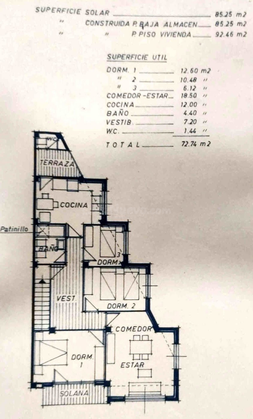 Edificio de 2 plantas con 4 dormitorios 3 baños, solárium, l - foto 4