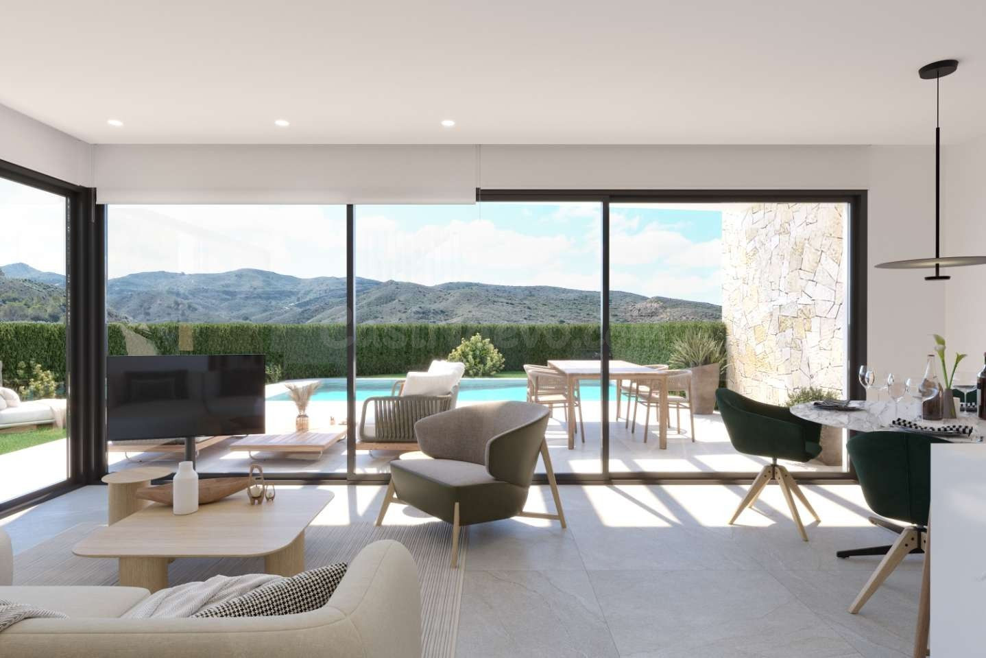 Gran Villa de lujo pareada de 3 Dorm y 3 Baños con parcela y - foto 5