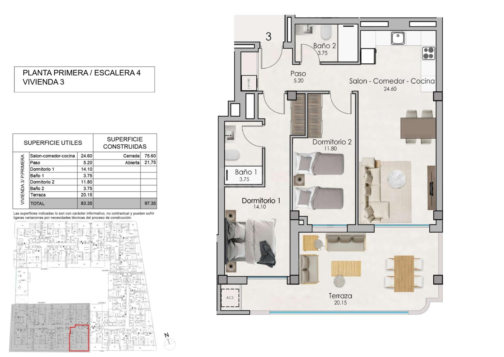 Modernos Apartamentos Obra Nueva 2 Dorm 2 Baños con piscina  - foto 4