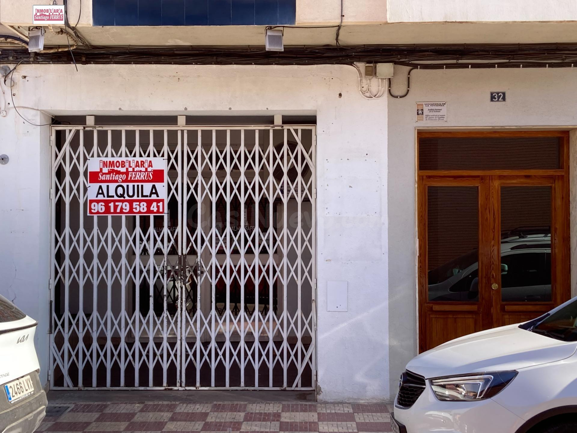 ALQUILER DE LOCAL COMERCIAL CENTRICO EN ALMUSSAFES