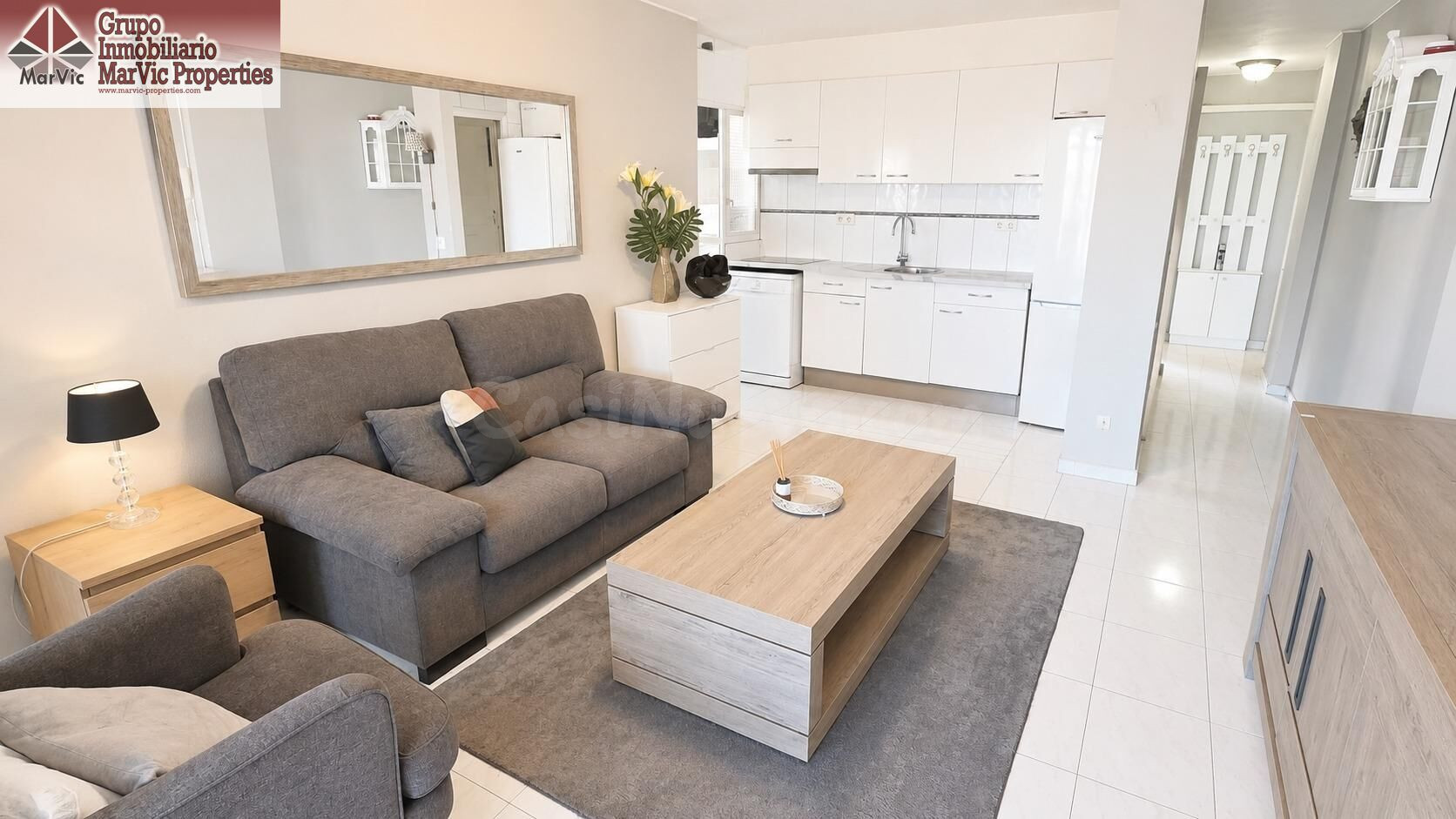 Moderno Piso de 2 habitaciones en Levante, Benidorm - A paso