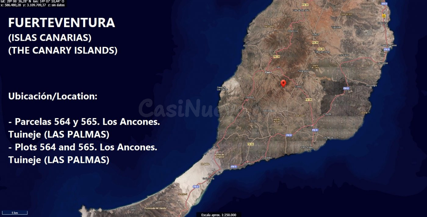 Terrenos rústicos en venta en Los Ancones, Tuineje