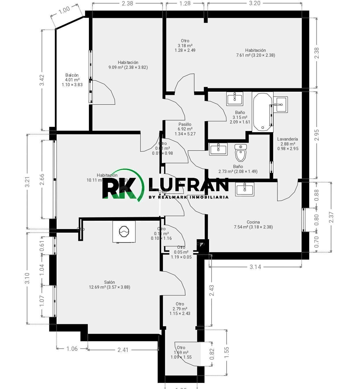 PISO A LA VENTA PARA REFORMAR (CON PROPUESTA DE REFORMA) EN  - foto 3