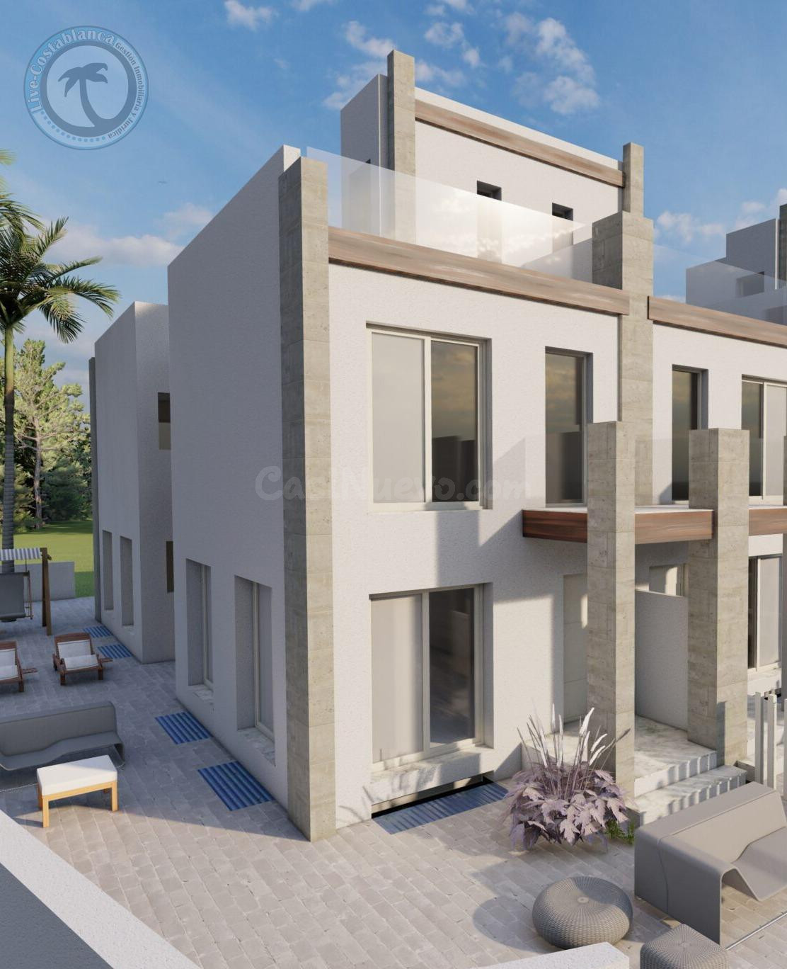 Casa Nueva en Gran Alacant, Monte y Mar - 3 Dormitorios, Pis