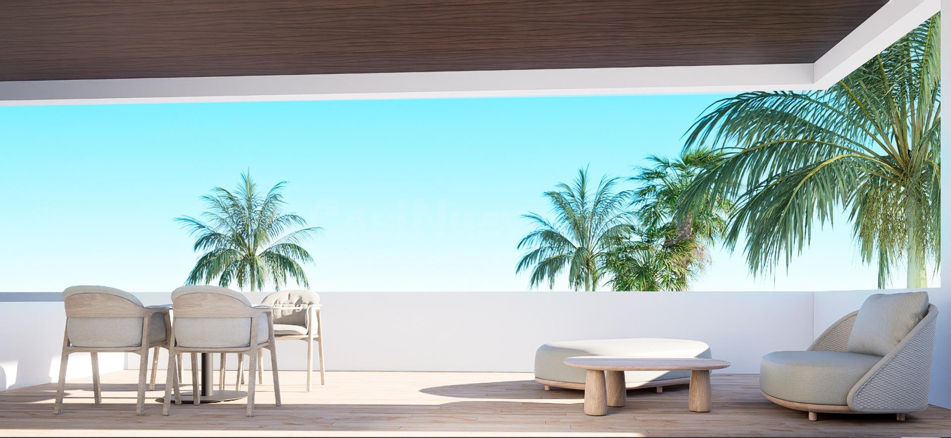Obra nueva en Finestrat con terraza, solárium, parking y vis - foto 2