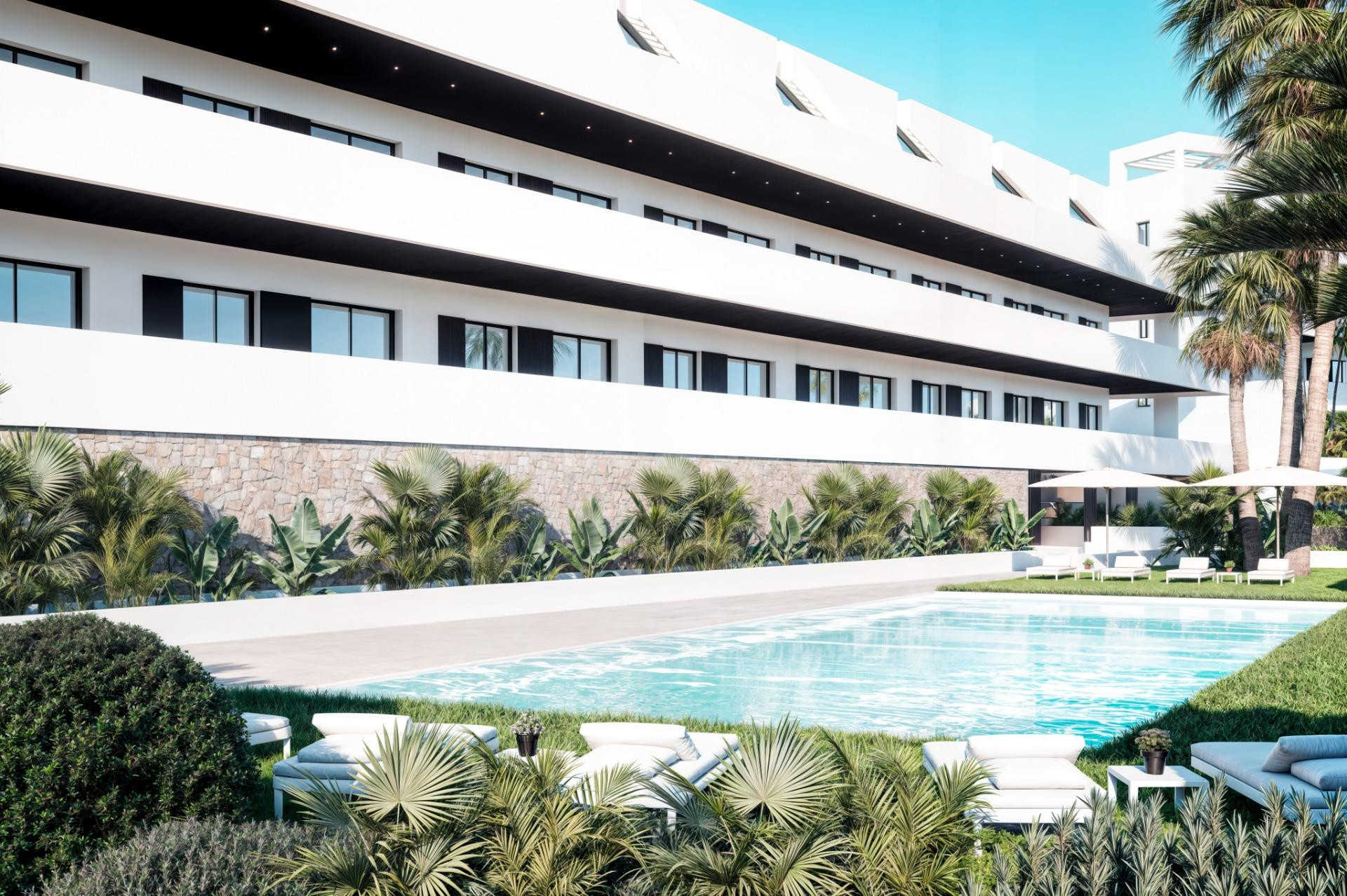 Obra nueva en Finestrat con terraza, solárium, parking y vis - foto 5