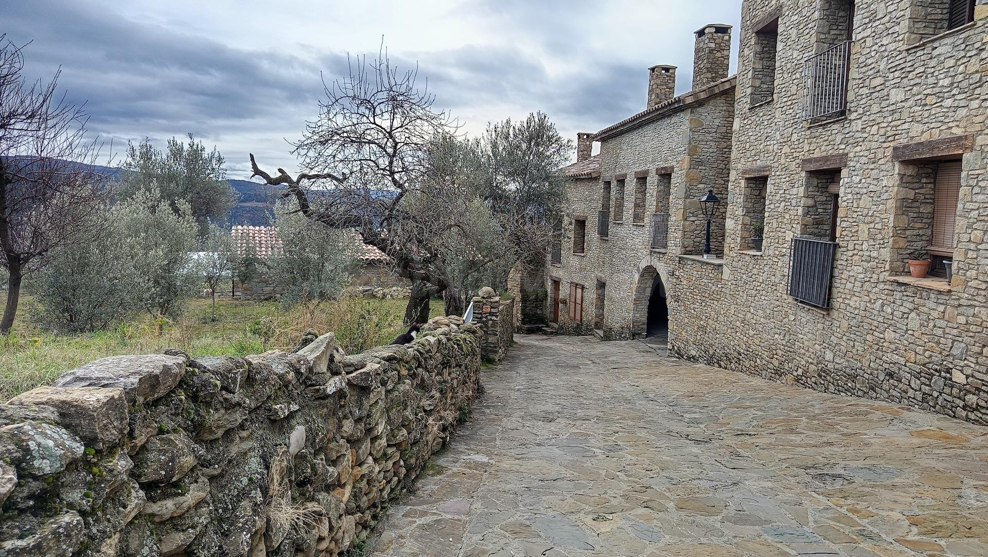 Dúplex con encanto en Roda de Isábena – piedra, madera y vistas espectaculares