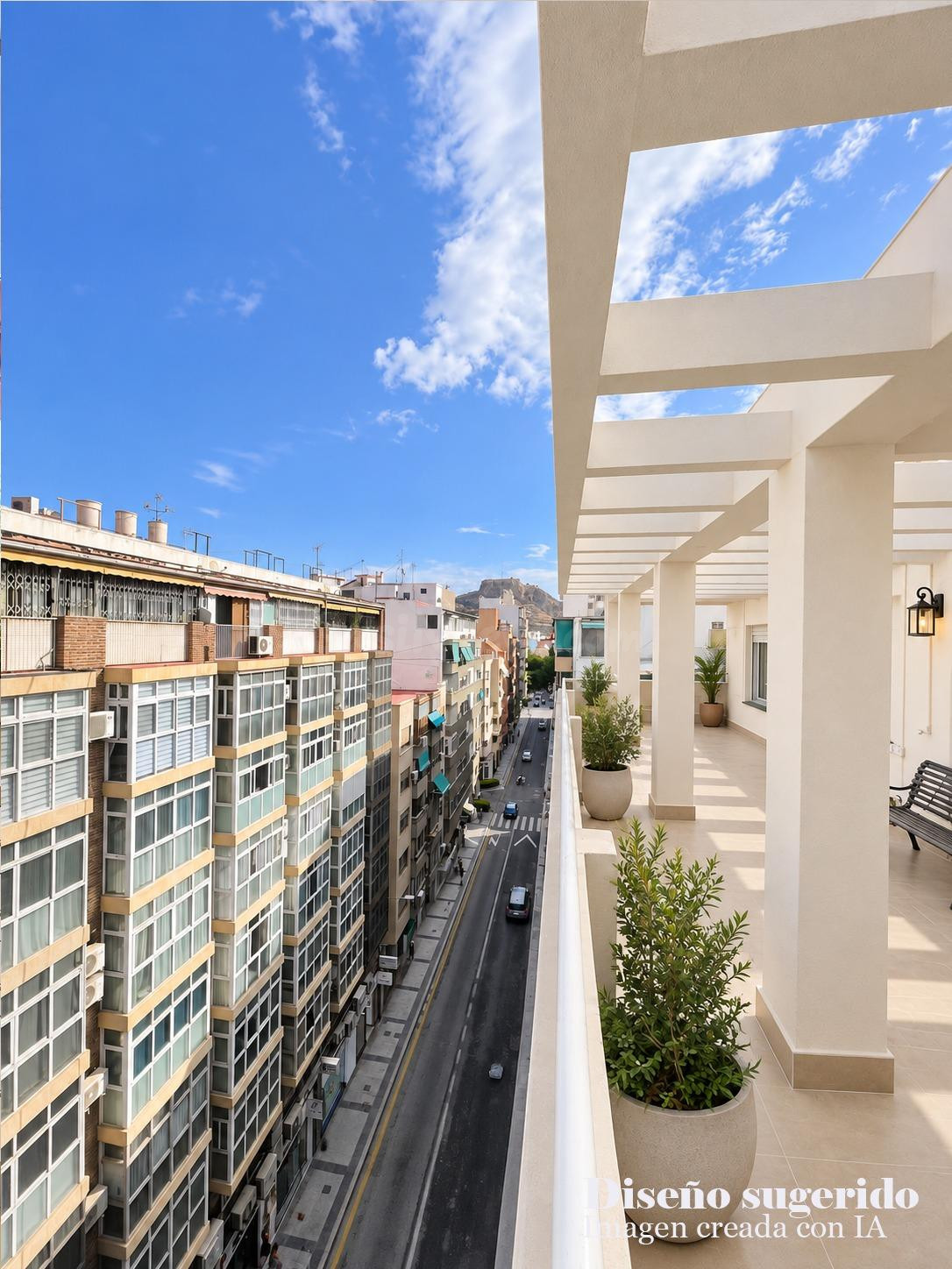Ático con gran terraza en el centro de Alicante a solo 450 m - foto 4