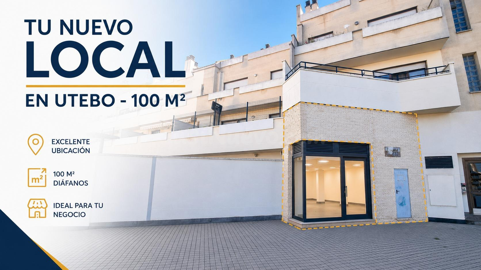 Local en venta en Utebo-Malpica. Gustavo Adolfo Bécquer.