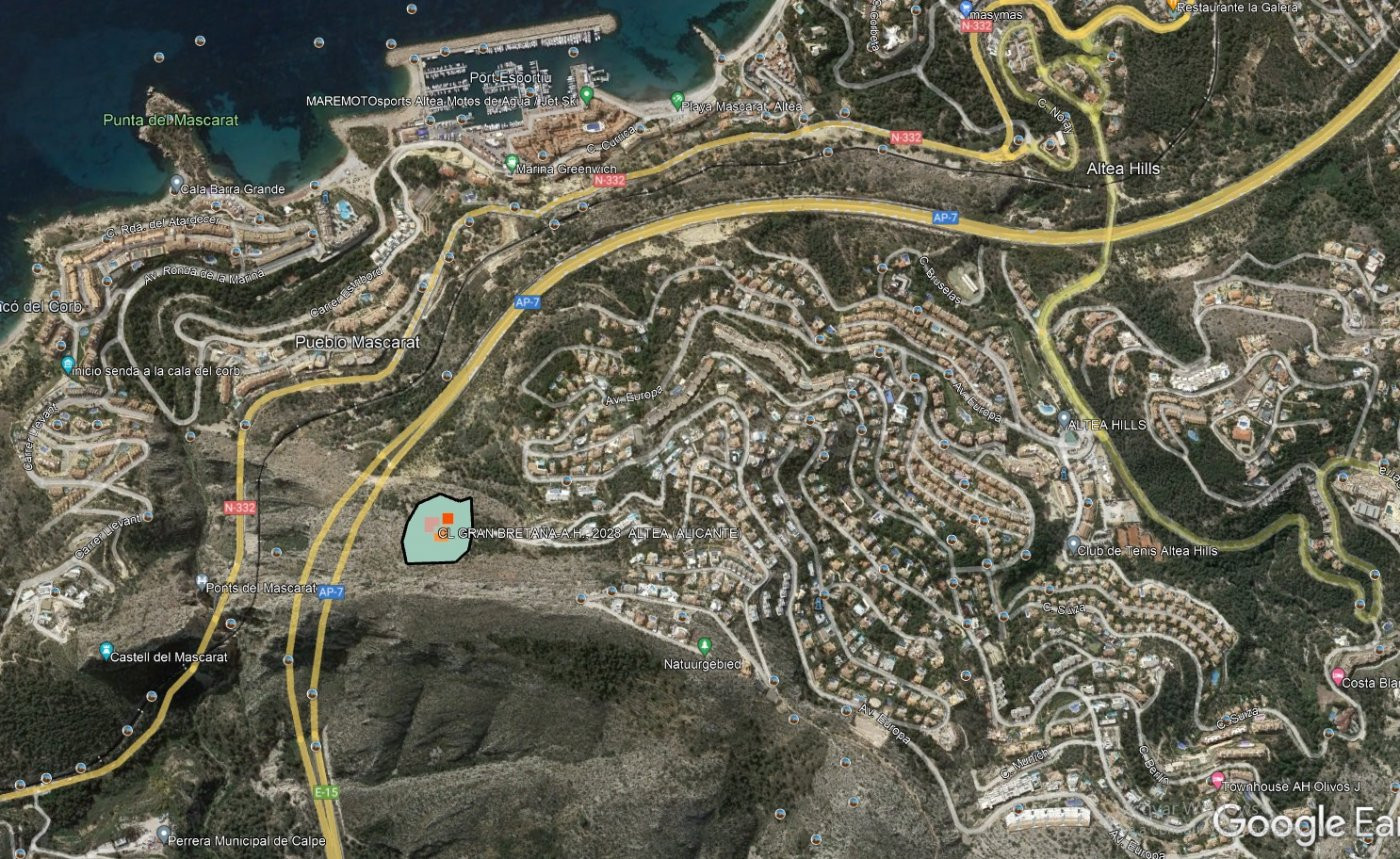 Solar en venta en Calle Gran Bretaña- ALTEA HILLS - foto 3