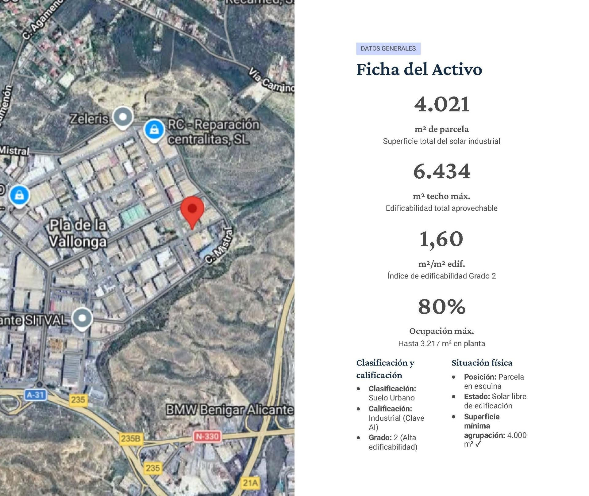 Parcela Industrial de 4.021 m2 | 6.434 m2 edificables | Pla  - foto 3