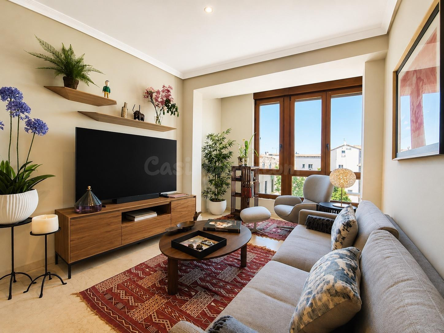 Vivienda muy luminosa de dos dormitorios y dos baños - foto 3