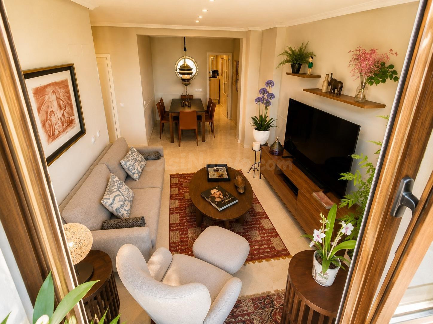 Vivienda muy luminosa de dos dormitorios y dos baños - foto 4