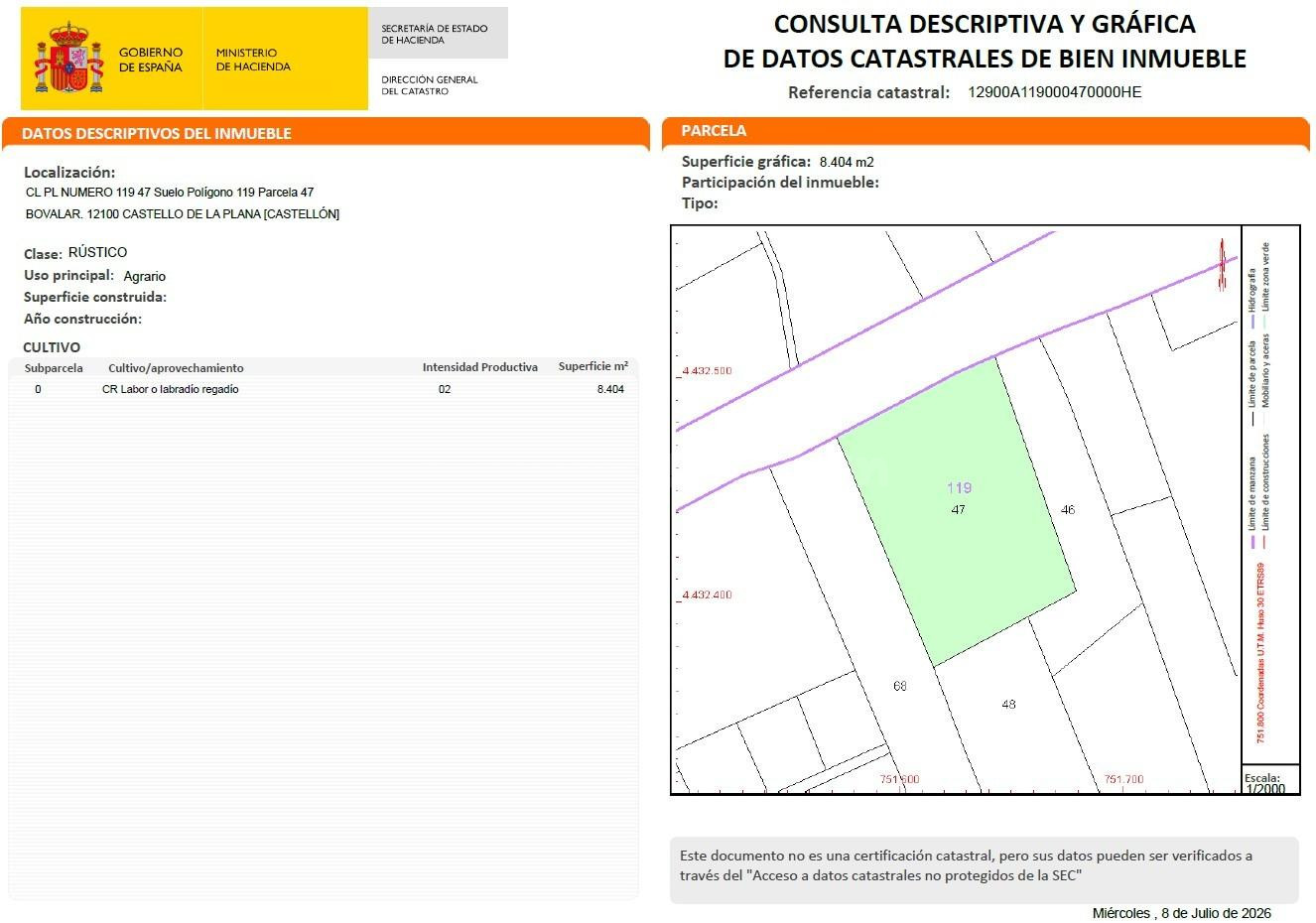 Terreno rural en venta - Partida entrilles - foto 3