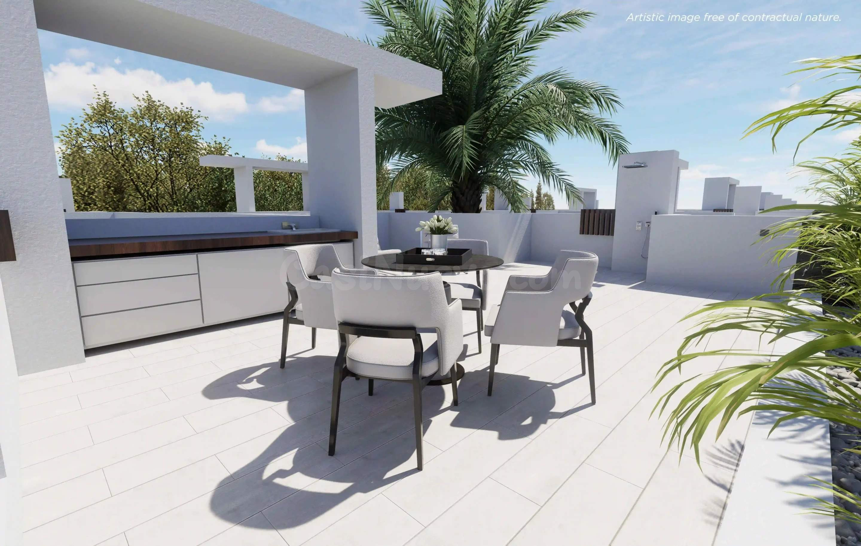 VILLA DE 3 DORMITORIOS Y 3 BAÑOS, CON PISCINA Y SOLARIUM PRV - foto 4