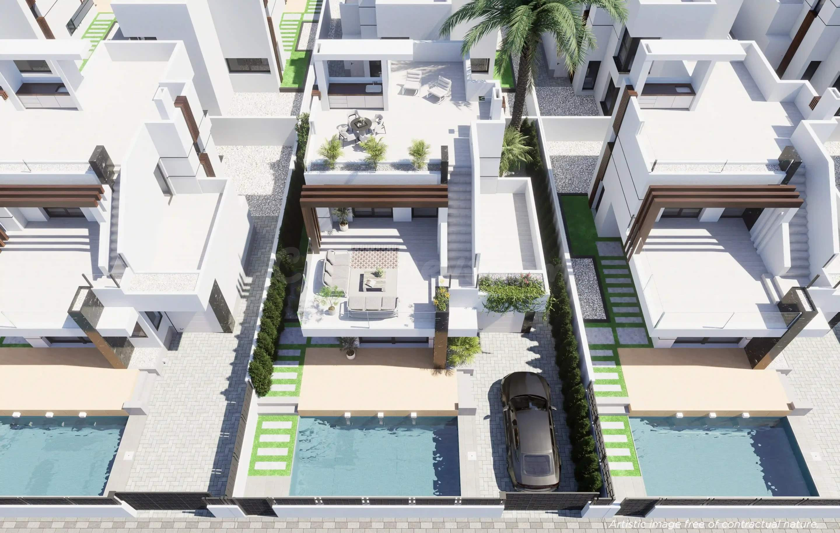 VILLA DE 3 DORMITORIOS Y 3 BAÑOS, CON PISCINA Y SOLARIUM PRV - foto 5