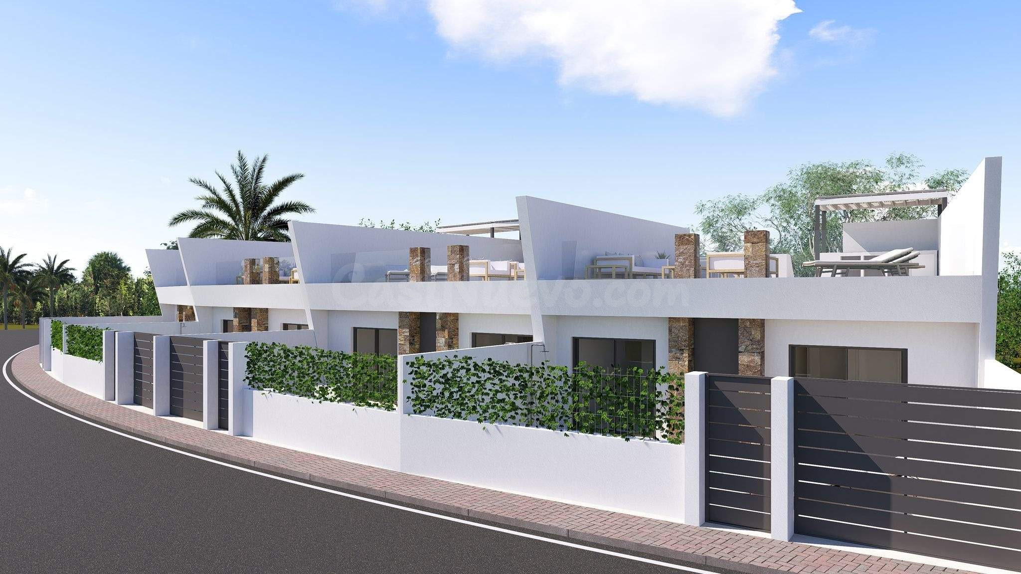 VILLA DE OBRA NUEVA, CON 2 habitaciones Y 2 BAÑOS, SOLARIUM 