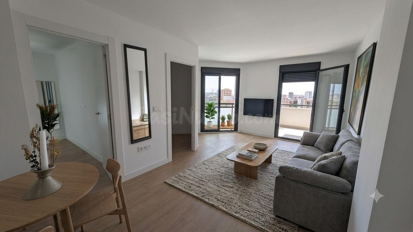 VIVIENDA A ESTRENAR EN EL EDIFICIO SARDANA · CON PLAZA DE PA