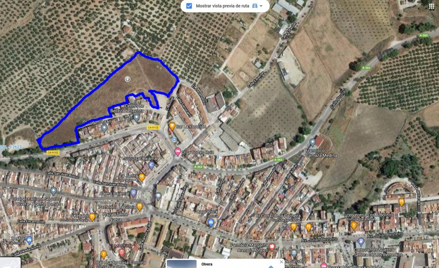 SE VENDE SUELO URBANO EN OLVERA