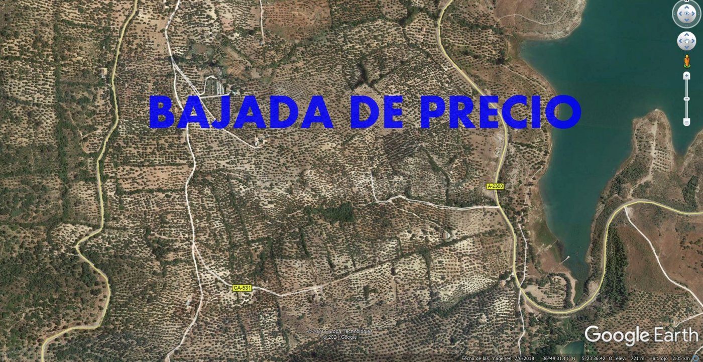 SE VENDE FINCA DE OLIVAR EN ZAHARA CON VISTAS AL LAGO