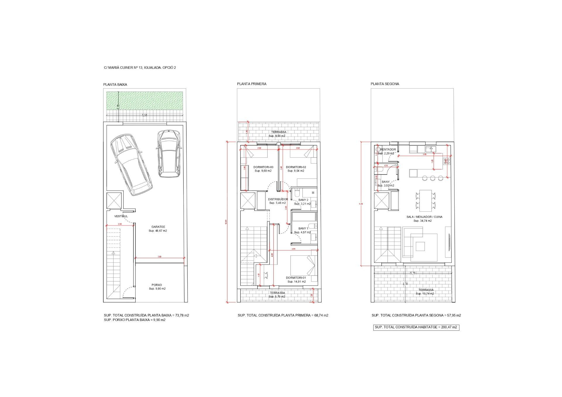 VENTA TERRENO EN IGUALADA ZONA POBLE SEC 101,30M2!! - foto 5