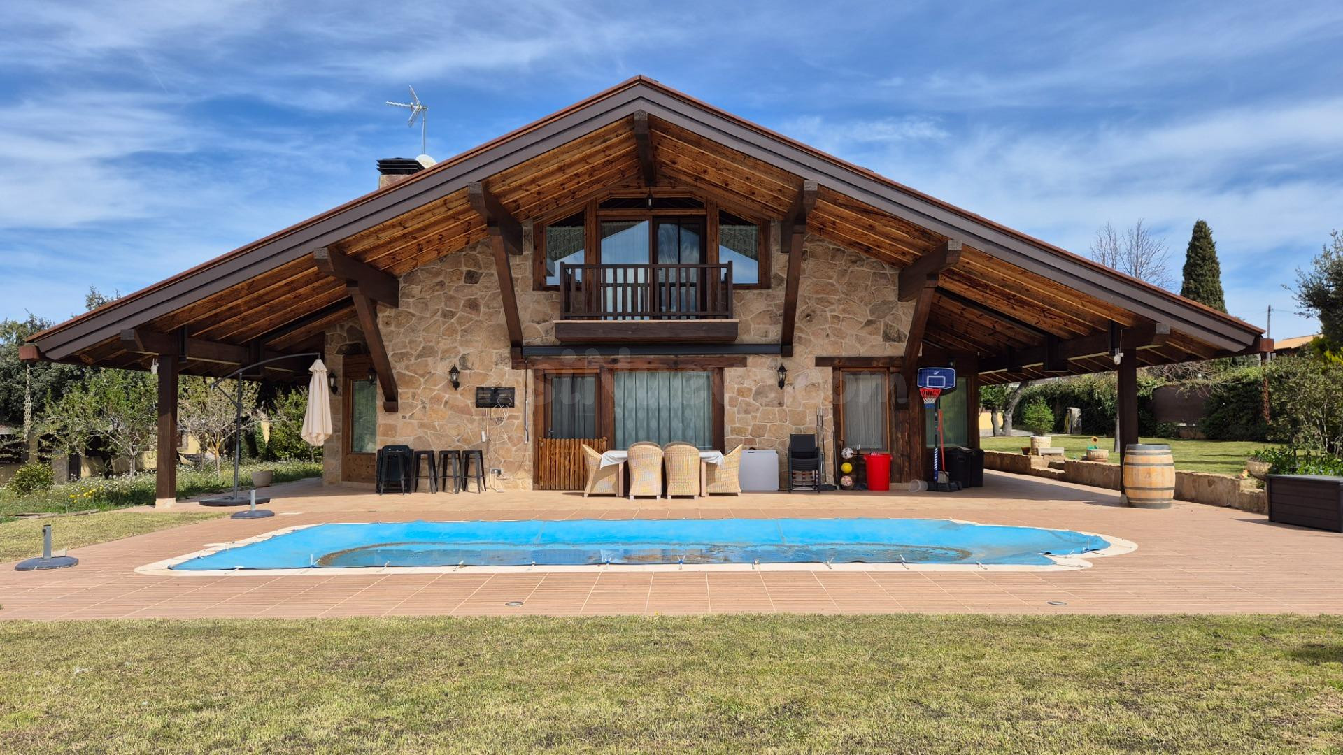 Impresionante chalet de estilo finlandés